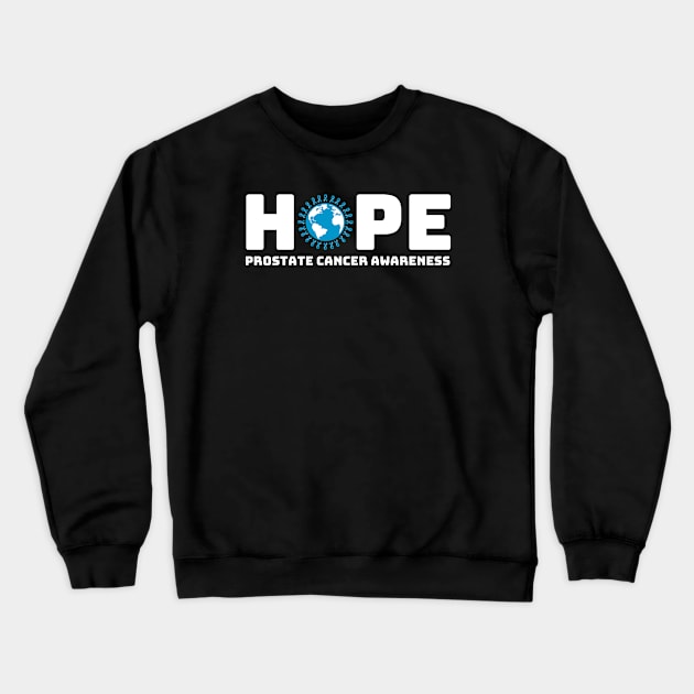 Prostate Cancer Awareness Crewneck Sweatshirt by Adisa_store